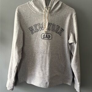 GAP Gray Hoodie with New York Print